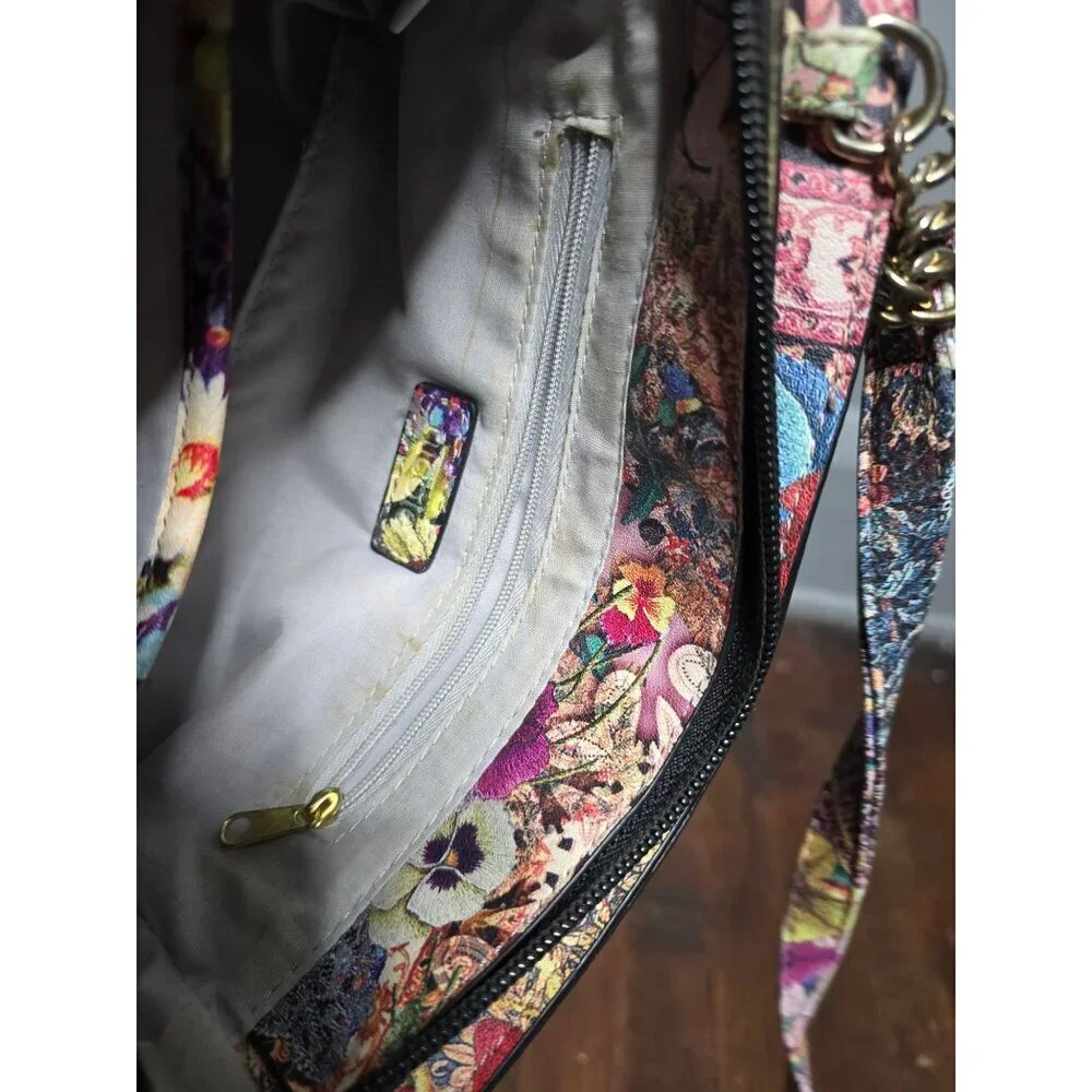 Y2K Nicole by Nicole Miller Floral Shoulder Bag Purse